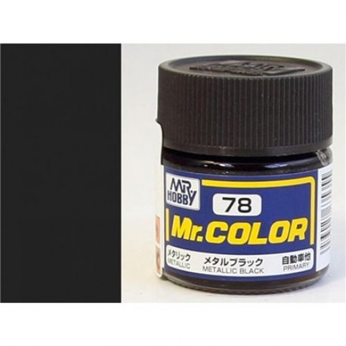 Mr Color Metal Black C-078